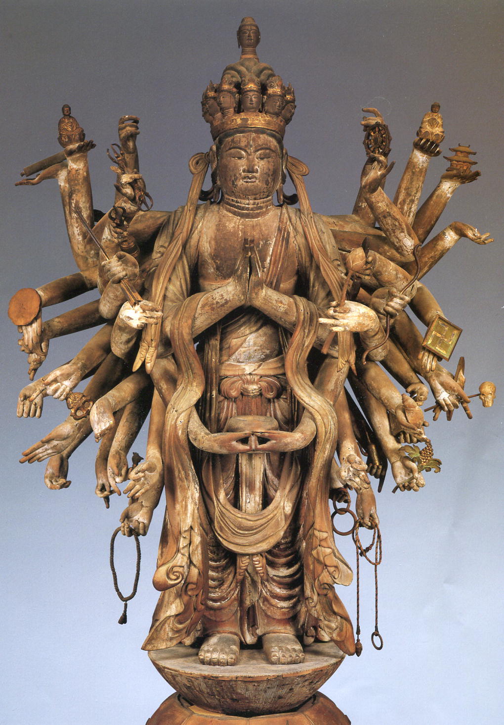 ネット限定】-物 高さ 62cm 重さ 6Kg 仏像 •観世 - pentainternational